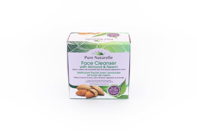 Prevents blackheads, brightens complexion, removes fresh tan, softens and smoothens skin... Manas Pure Naturelle  100% Natural Face Cleanser with Almond & Neem